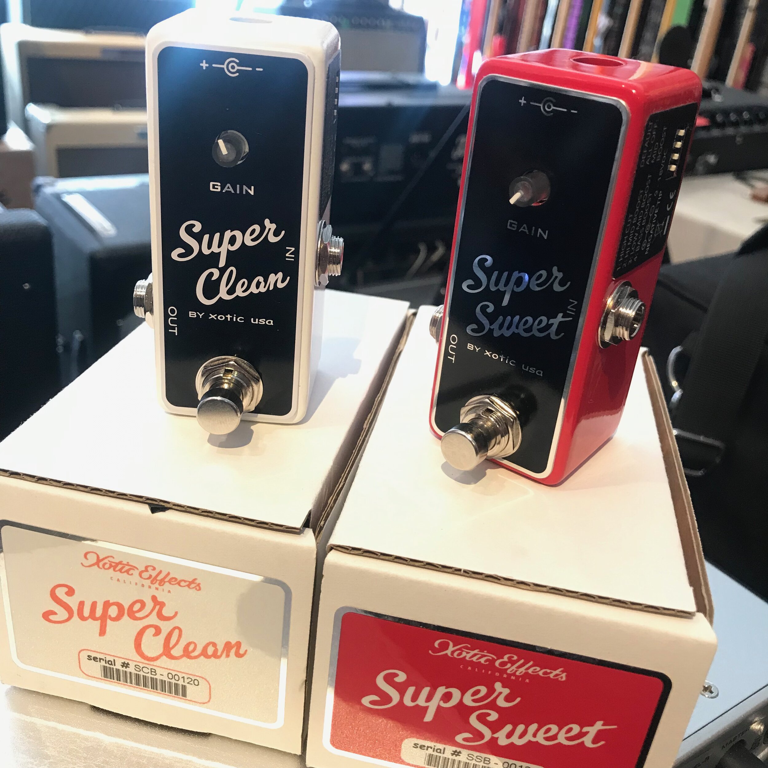 Xotic Super Sweet and Super Clean Mini Pedals — Goodguys Music & Sound